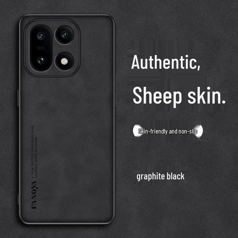 OnePlus 15/ACE 6 Protective Leather Case: Full-Coverage, Anti-Fall Silicone with Lens Protection