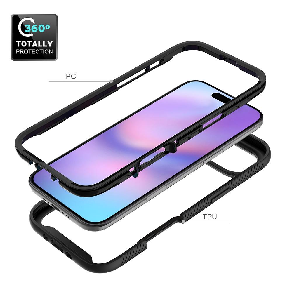 For iPhone 17 Air Case Anti Drop 2 In 1 PC+TPU Phone Cover