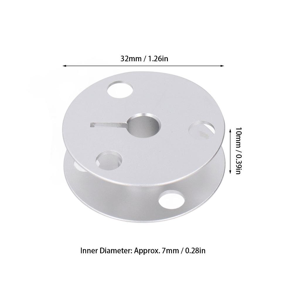 Aluminum Bobbin Bobbin Heavy Duty Bobbin for JUKI LU-2828V-7 sewing machine Leather Sewing