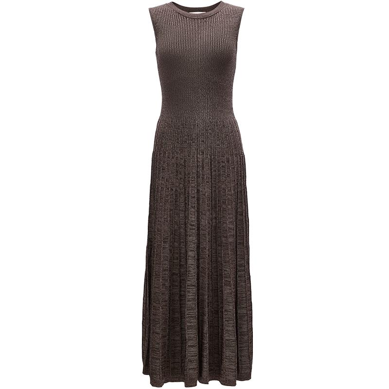 

VEROMODA 2024 Early Autumn Round Neck Sleeveless Knit Maxi Dress S