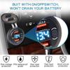 12V/24V Dual USB QC3.0 Outlet Car Charger USB Lighter Socket Waterproof With LED Voltmeter ON/Off Switch Quick Charge Adapter Car Accessories