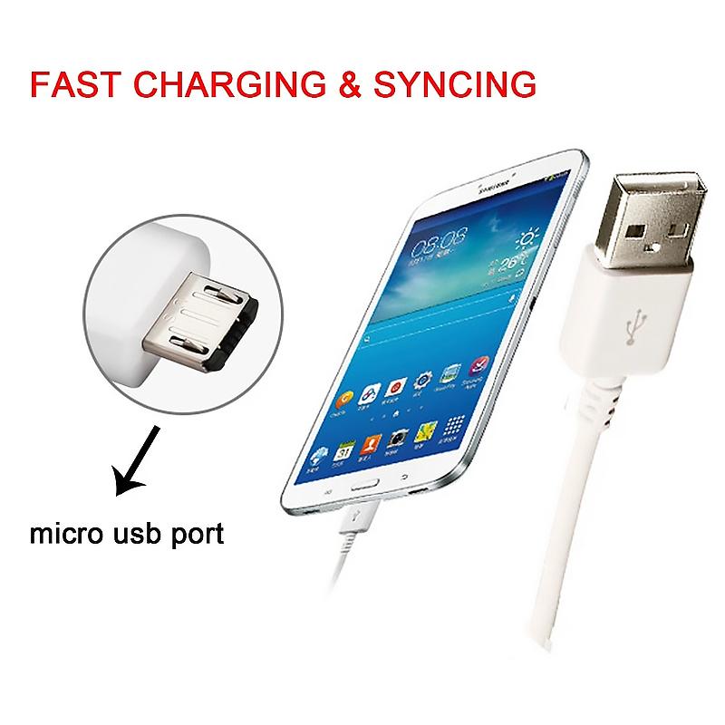 Micro USB Cable For Samsung Galaxy A7 A5 A3 2016 J3 J5 J7 2017 2018 S7 S6 Edge Note 5 4 1M/1.5M 2A Fast Charging Data Cable Cord