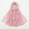 New Silver Silk Breathable Sunscreen Versatile Long Scarf Women's Yarn Scarf Middle Eastern Women's Ethnic Headscarf Scarf