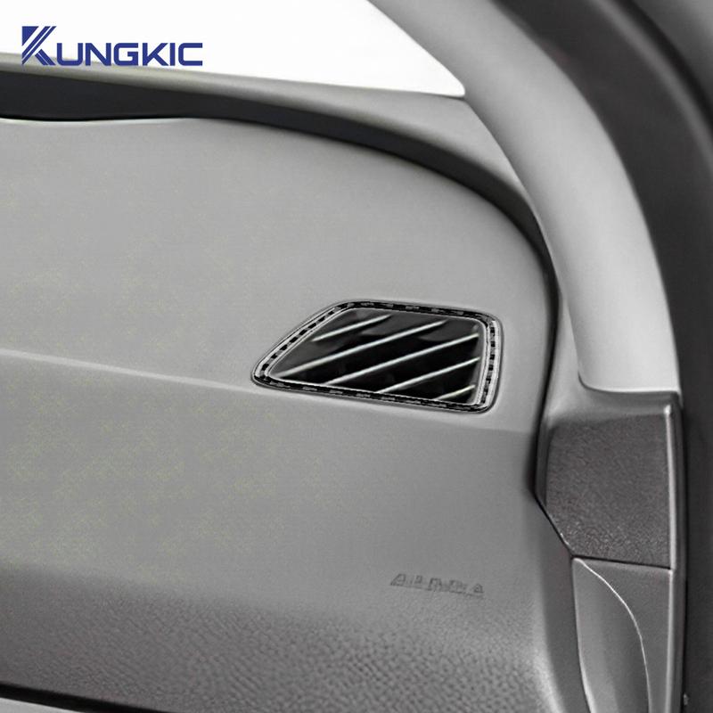 Echte Weiche Kohlefaser Für KIA Sportage NQ5   2024 2025 LHD RHD Auto Lüftungsauslass Rahmen Aufkleber Innenzubehör