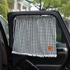 Car Curtains  Cartoon Fabric Car Side Window Sunshade Curtain Sun Protection Heat Insulation Blackout Side Guard Accessory