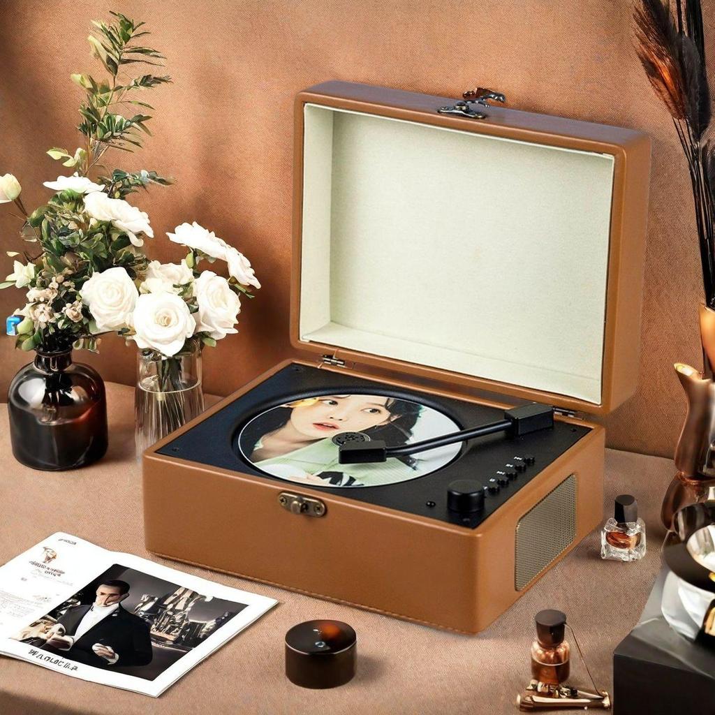 Retro Bluetooth All-in-One CD Player and Speaker - Perfect Birthday Gift