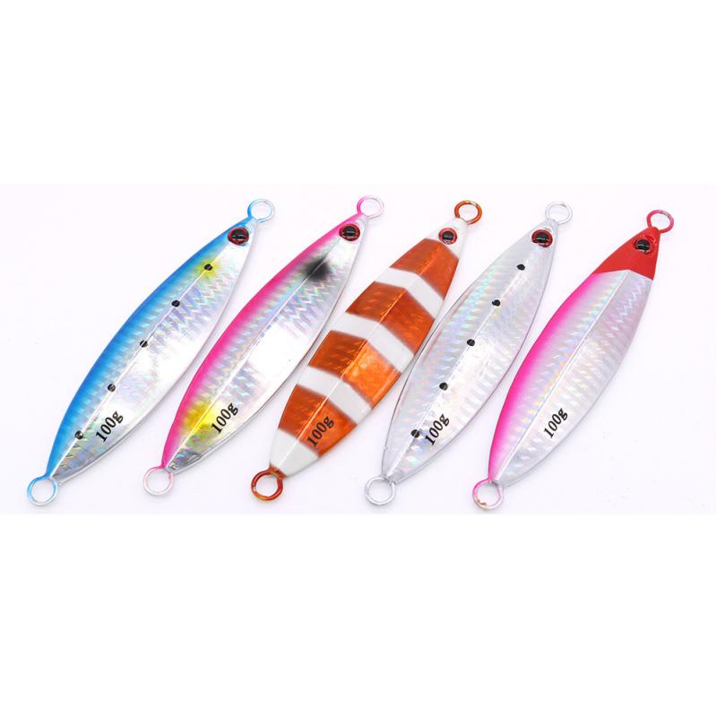 

SEICO 5 шт. микро джиг-приманки для медленной джиговой ловли, рыболовные приманки 30-200 г, луциан, железная пластина для отсадки тунца 5pcs/set,60g