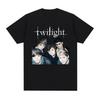 Limited Edward Cullen Twilight Movie T Shirt Retro High Quality Fashion T-shirts 100% Cotton Oversized T-shirt Streetwear Unisex