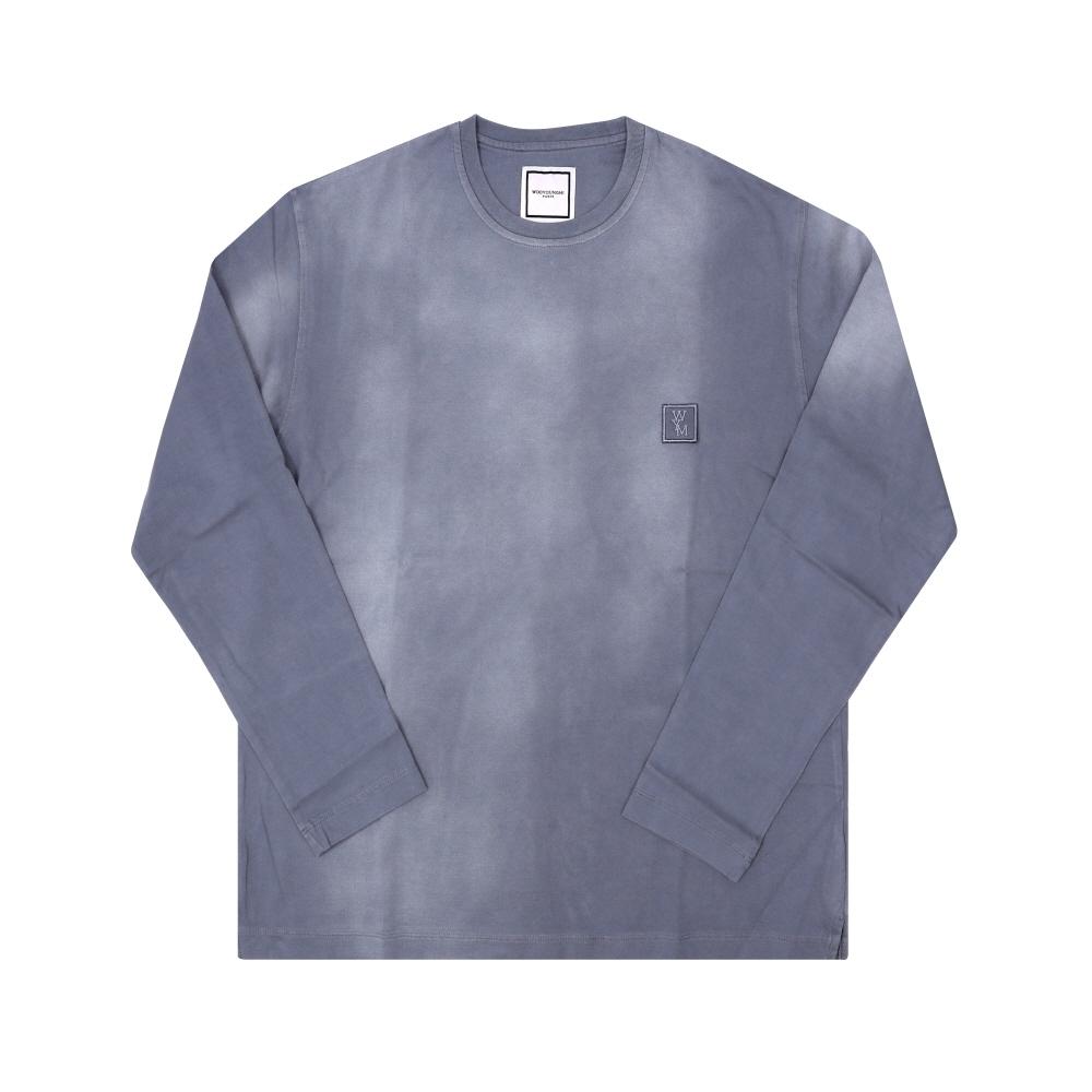 Wooyoungmi Men Dying Back Logo Long Sleeve T w261Ts21