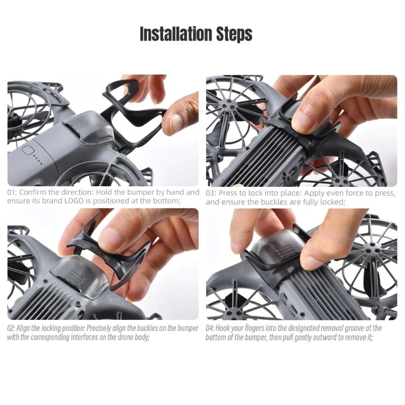 Quick Release Gimbals Bumper For Drones Lightweight Anti Impact Design Preventing Camera Damage