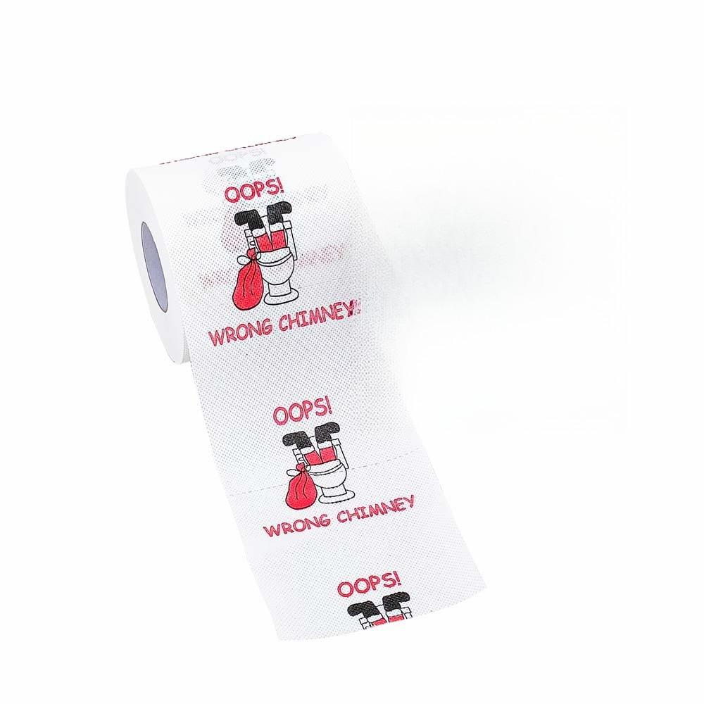 

Рождественская туалетная бумага Цветная печатная туалетная бумага Мягкая, приятная для кожи Праздничные бумажные полотенца Домашние рулоны бумаги Christmas Toilet