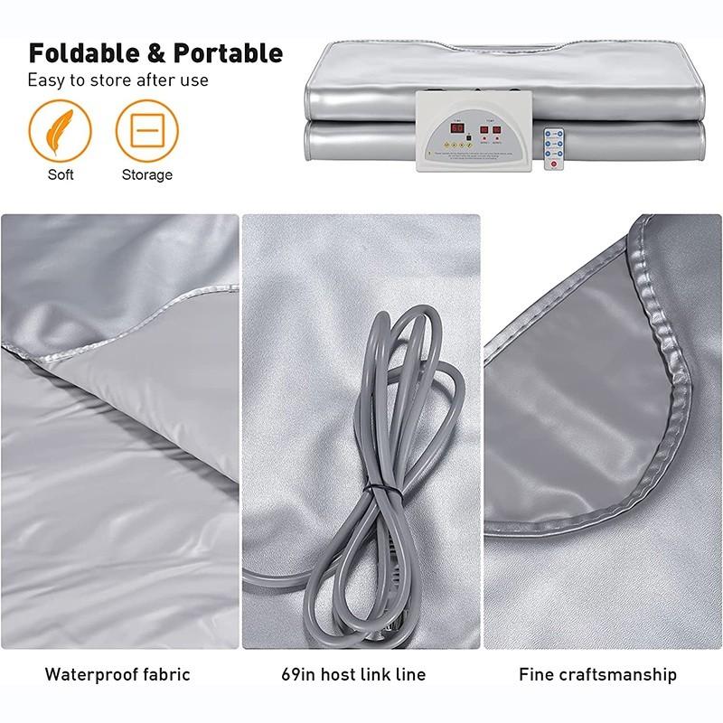 Portable Steam Slimming Machine Steam Sauna Bag Professional Body Sculpting Detox Therapy Device Far Infrared Sauna Blanket
