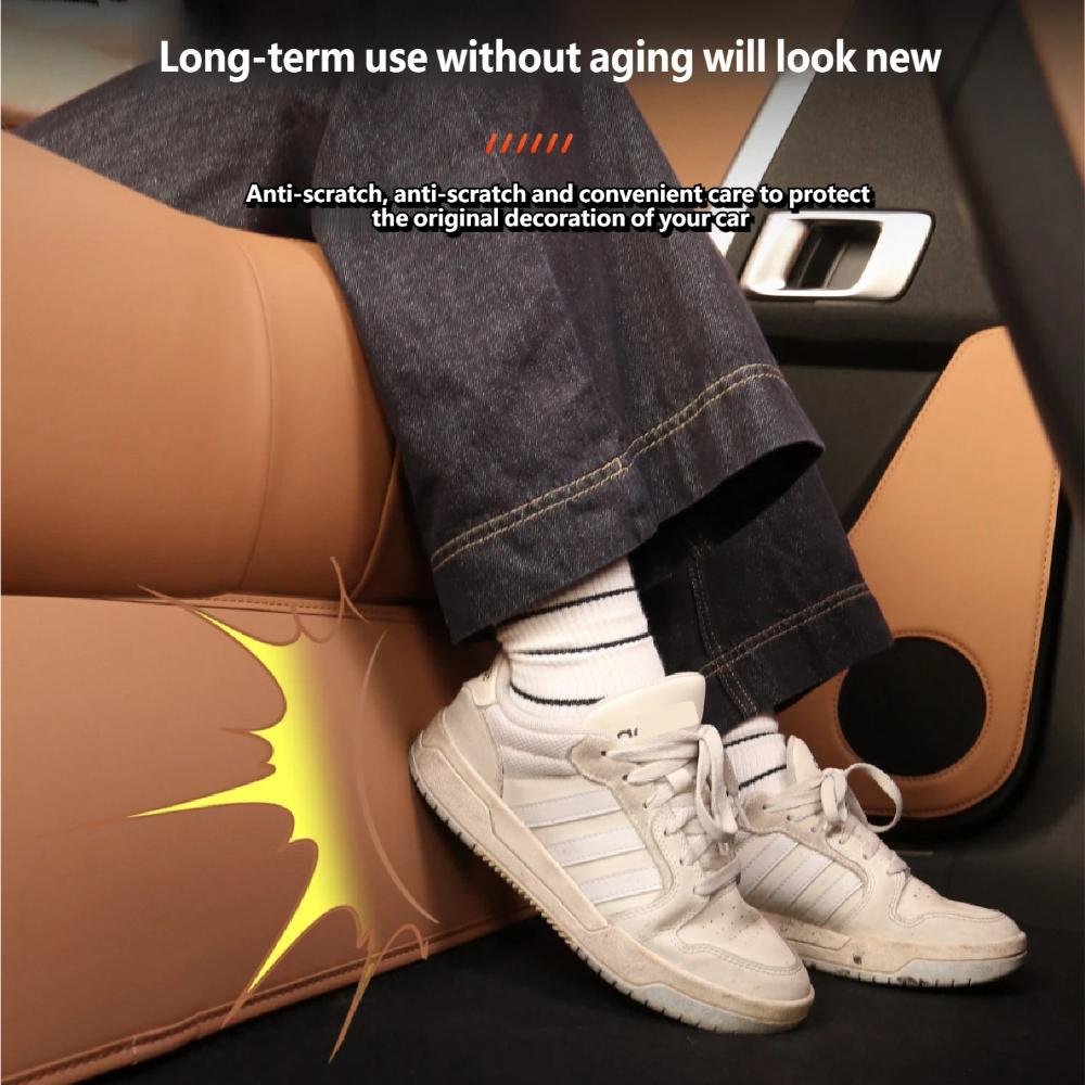 For Chery iCAR V27 2026+ Leather Rear Seat Anti Kick Pad Seat Lower Protective Mat Dirt Proof Sticker Interior Upgrade Parts