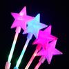 5pcs Children Illuminated Toys,Five-Pointed Star Flash Stick,Lights Up Glow Sticks,Star Wand Girl Fairy Star Rod Toy Gifts