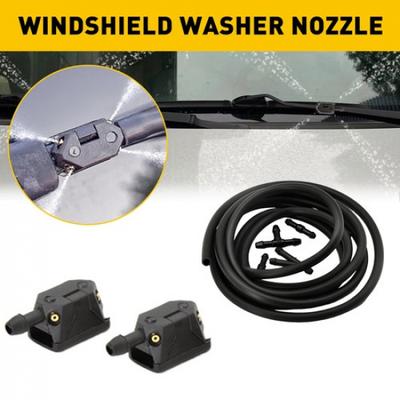 2PCS Windshield Washer Nozzle 2m Wiper Hose For Mercedes-Benz Sprinter 2500 3500
