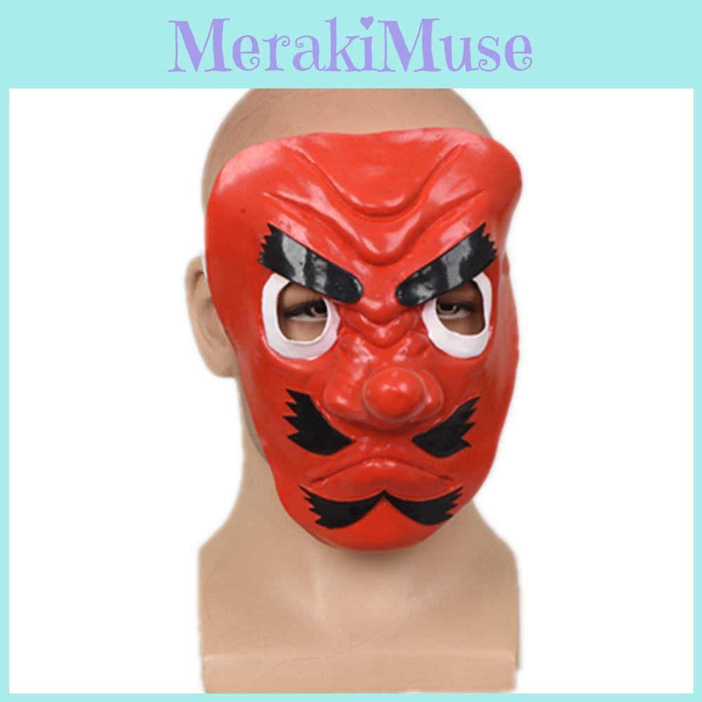 Demon Slayer Tengu Latexmaske Lustiges Kostüm-Requisit für Festivalfeiern und Veranstaltungen