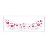6Pcs/Set Long Lasting Face Temporary Tattoos Facial Art Makeup Stickers  Valentine's Day