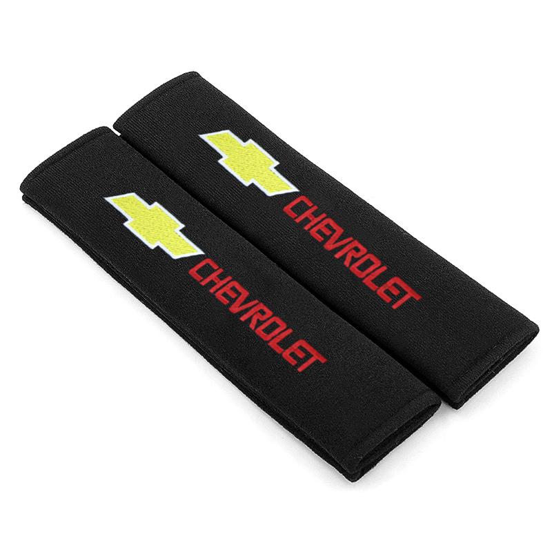 2Pcs Car Safety Belt Shoulder Cover Pad Plush Seat Belt Shoulder For Chevrolet Colorado Cruze Spark Captiva Malibu Trax Aveo
