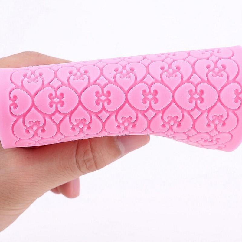 Neue Spitze Silikon Form Form Zucker Handwerk Fondant Matte Kuchen Dekorieren Backwerkzeug