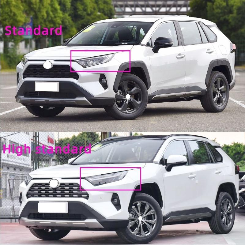 For TOYOTA RAV4 2023 2024 Headlamp Base Headlight Rear shell Replacement Headlight House Black rear shell