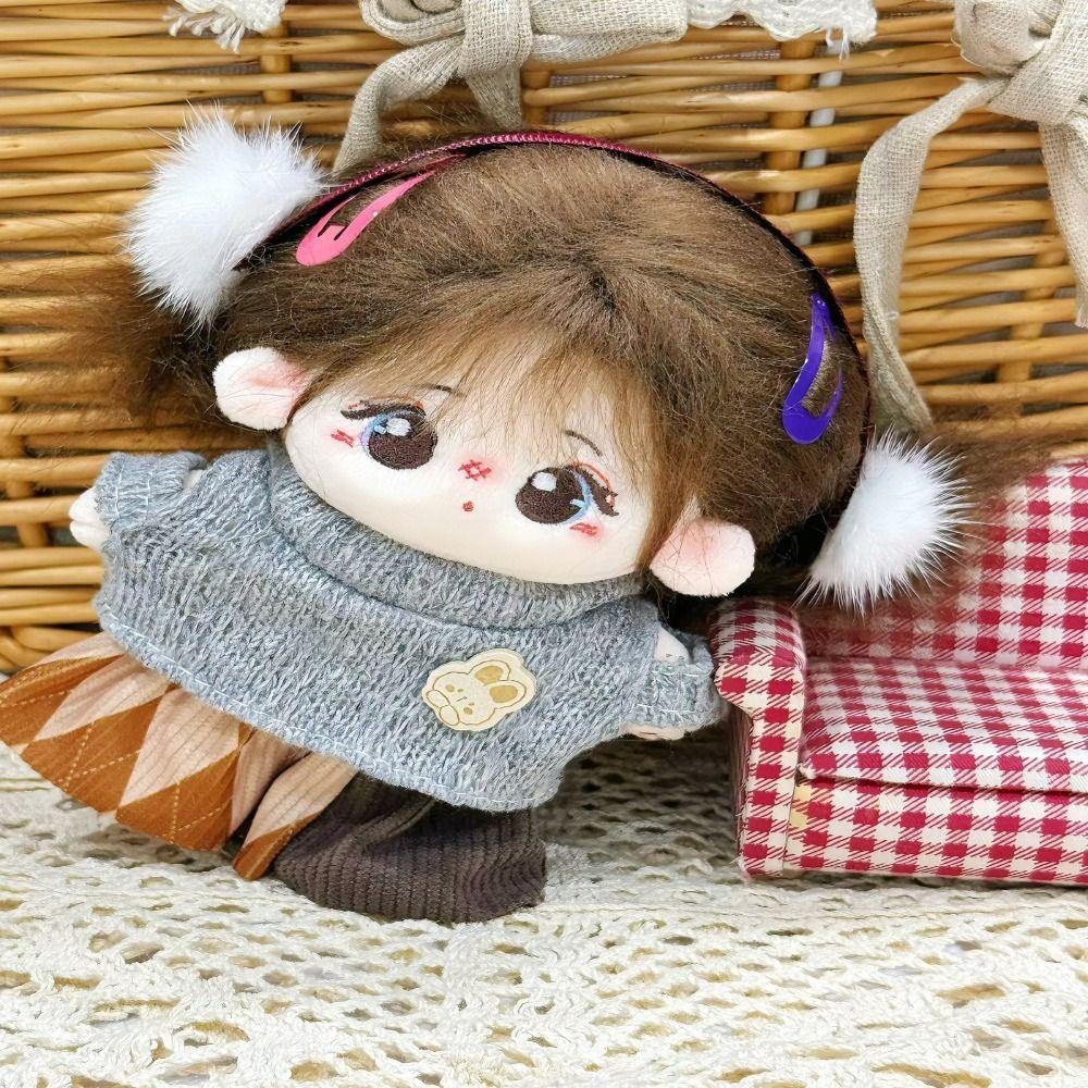 DIY 10cm Doll Skirt Replace Doll'S Overall Sweet Doll Wear  Cotton Doll