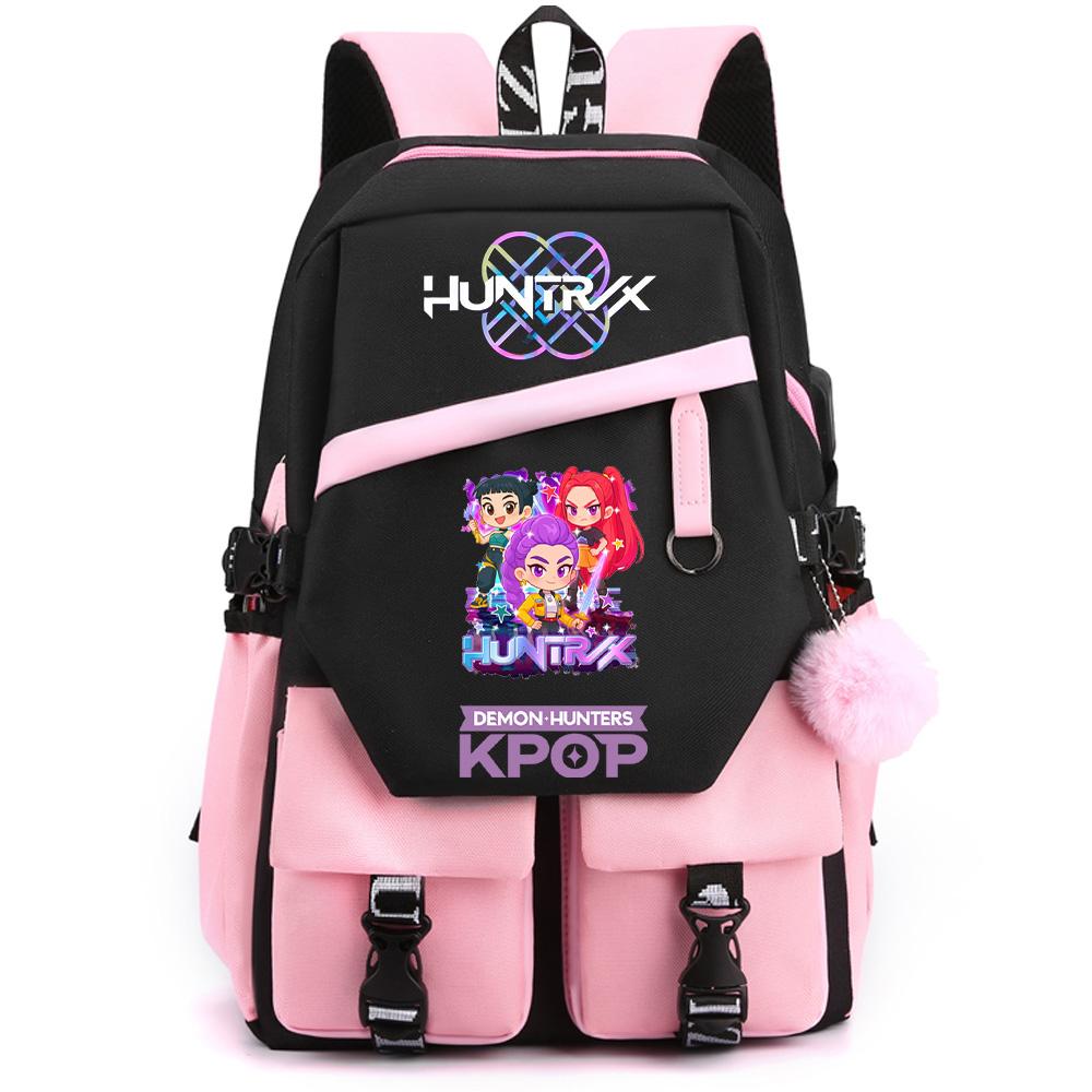 

Kpop Мисливці на демонів Принтований Рюкзак великої місткості для Підлітка Студента Дівчинки Хлопчика Шкільний рюкзак Сумка для книг Дитячий подарунок Жіноча Водонепроникна Дорожня сумка Мочіла
