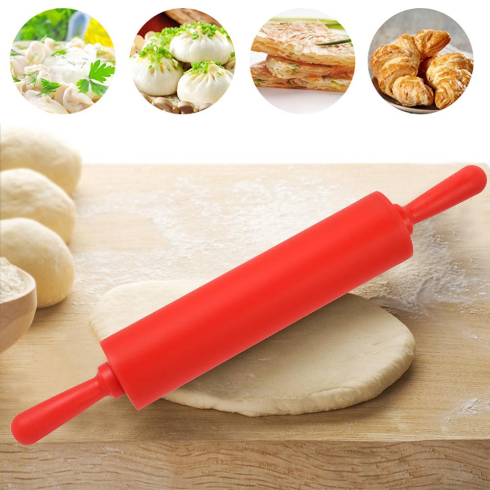 Colorful Silicone Rolling Pin Restaurant Homemade Bread Cookie Dough Rolling Tool