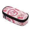 Pen Case Structured Design 300D Polyester Smooth Zipper with Mesh Pocket Removable Divider and Pen Slots for Daily School Use
