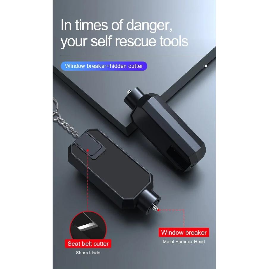 Martello di sicurezza per auto rompivetro di emergenza martello multifunzione di sicurezza per auto martello di salvataggio articoli di sicurezza Accessori