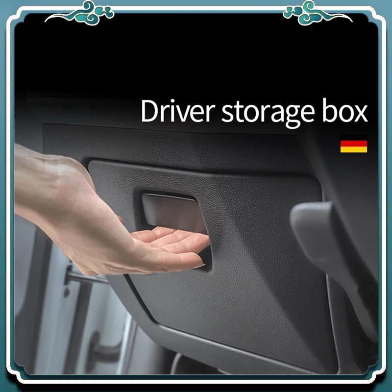 ABTU-Car Central Driver Side Storage Box Console Storage Glove Box Holder For A3 8Y 2021-2023 Interior Accessories