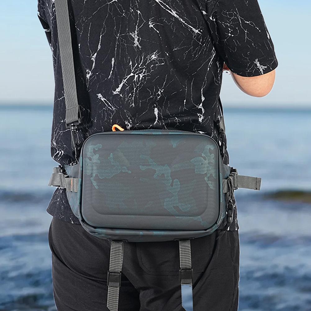 Fishing Bag Waterproof Waist Bag Tackle Storage Bag with Adjustable Belt Fishing Fanny Pack for Men Outdoor Fishing