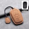 Leather Car Key Case Cover For Toyota Alphard Vellfire Sienna Alphard Previa Rav4 For Prius Camry Corolla Chr C-Hr Land Cruiser