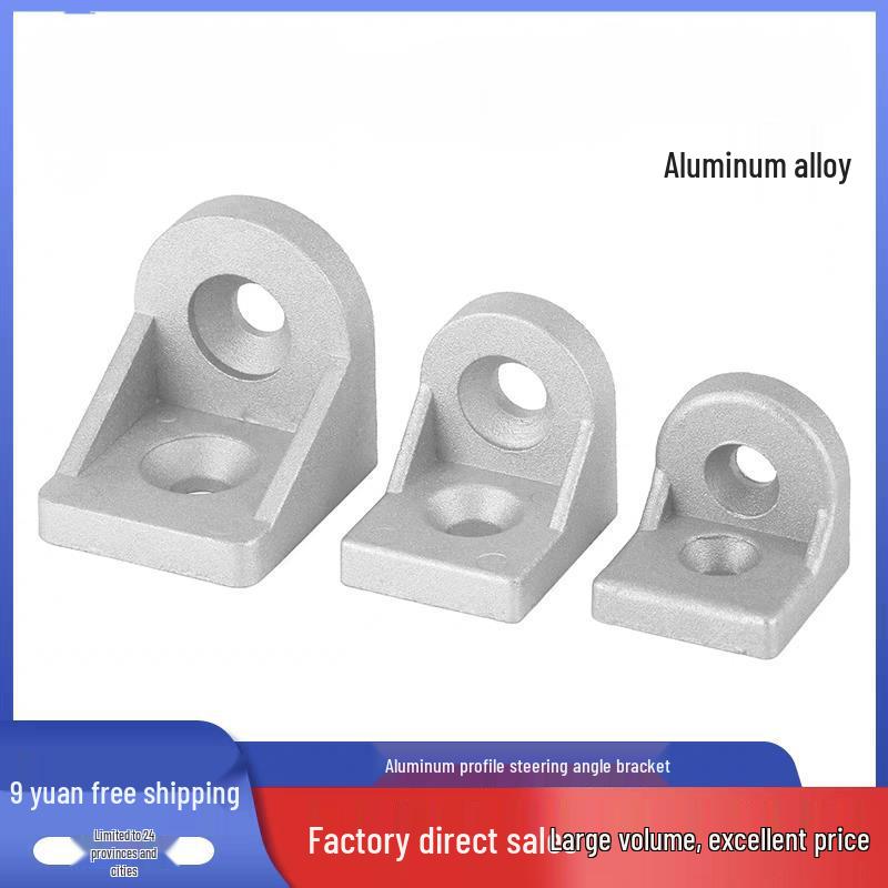 ABB11-G408 Aluminum Profile Corner Connector, Series 40, 8.2mm Slot Width, Die-Cast Bracket G408-40A Connector