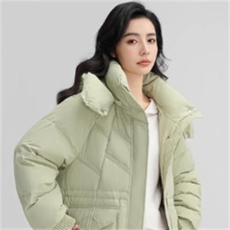 YAYA 2024 Women's Long Hooded Down Jacket