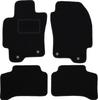 Black Velour Floor Mats For: Jaguar X-Type Estate, Station Wagon, Sedan (2001-2009)