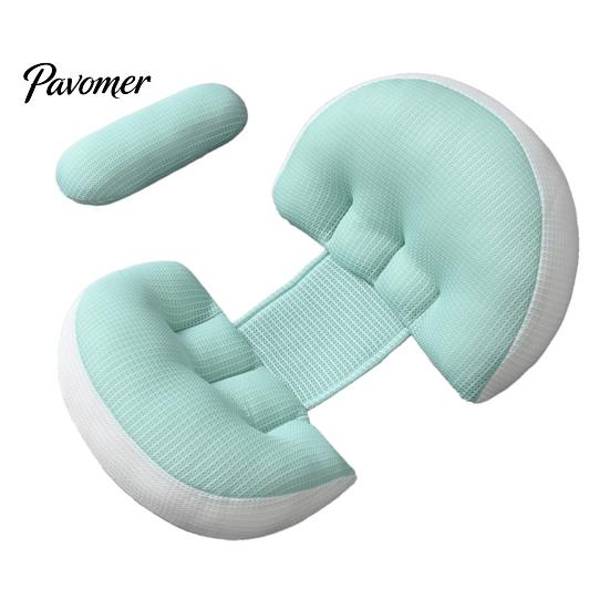Rapid Recovery Pregnancy Support Pillow with Adjustable Belly Wedge Travel-friendly Pregnant Ergonomic Design Abdomen Back Body Portable