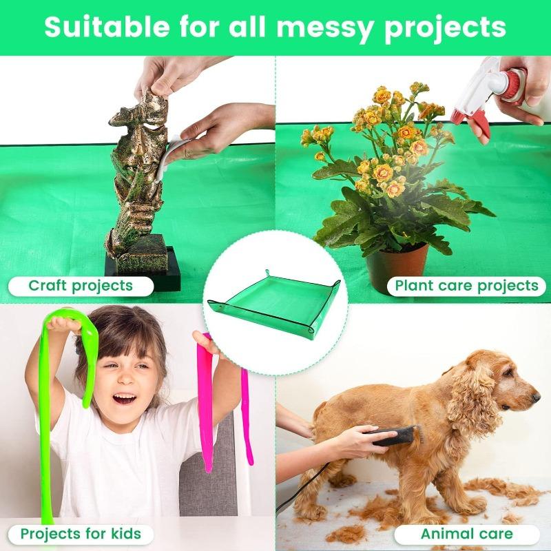 Waterproof Plant Repotting Mat Foldable Gardening Potting Pad For Soil Mixing Transplanting Pruning Reusable Plant Accessorie