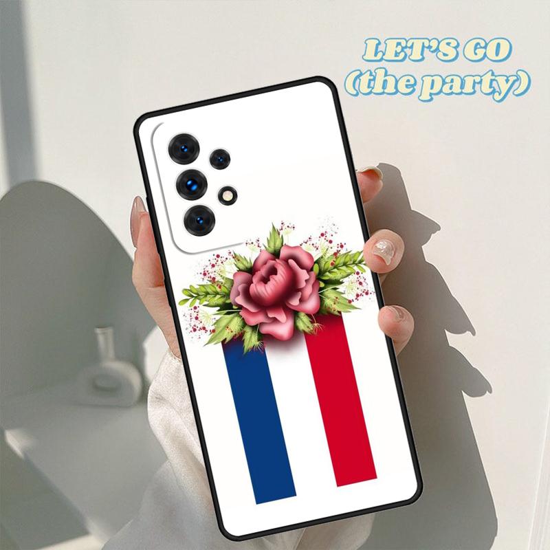 France national flag phone case For Samsung Galaxy A42 A31 A40 A51 A71 A32 A80 A91 A52 A72 A73 A20e A21S A50 A70 A11 A12 Cover