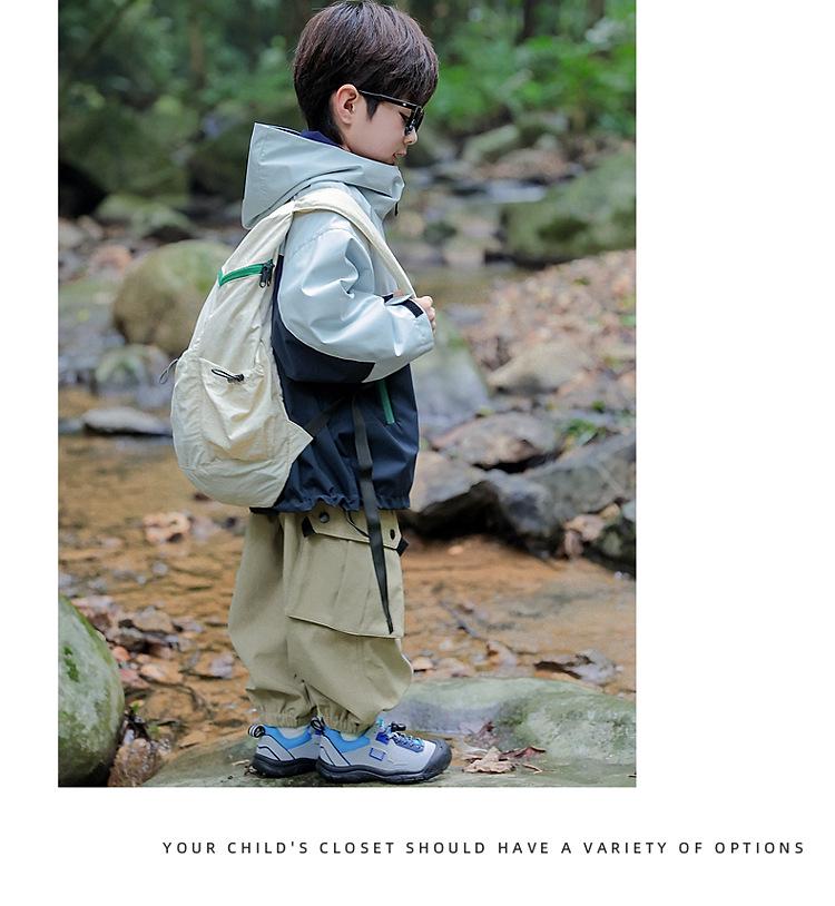 Fairy Tale Memory 2025 Boys' Spring/Autumn Windbreaker: Waterproof, Windproof, Back-to-School Jacket