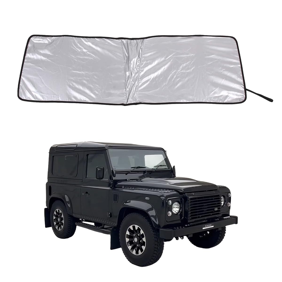 

METYOUCAR Солнцезащитный козырек на лобовое стекло для Land Rover Defender 90 110 2004 - 2018, затемняющий передний