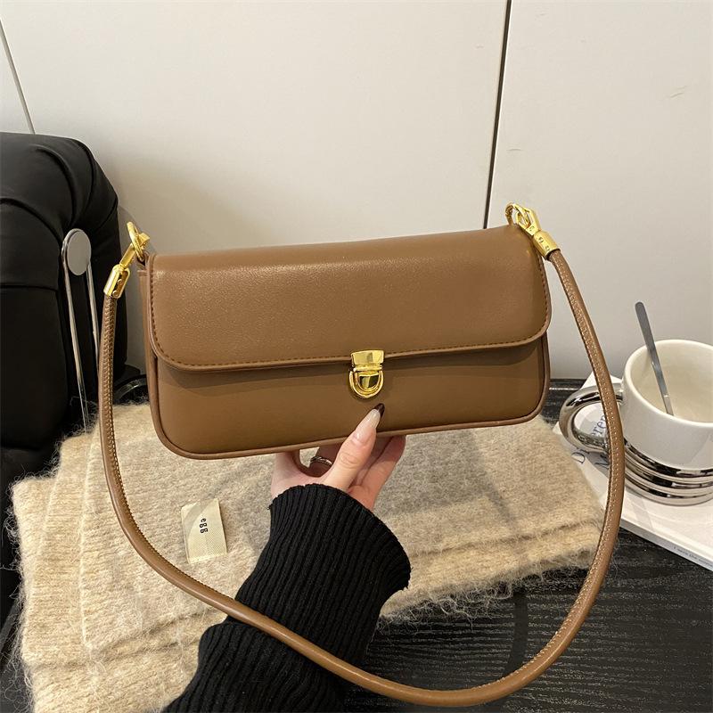 Small-scale High-end Baguettes, Stylish Cross-body Bag, Simple Shoulder Bag for Women