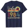 Limited Edition 1984 41th Birthday Gift Vintage 41 Years Old Tee Tops Round Neck Short-Sleeve Fashion Tshirt Casual T-shirts