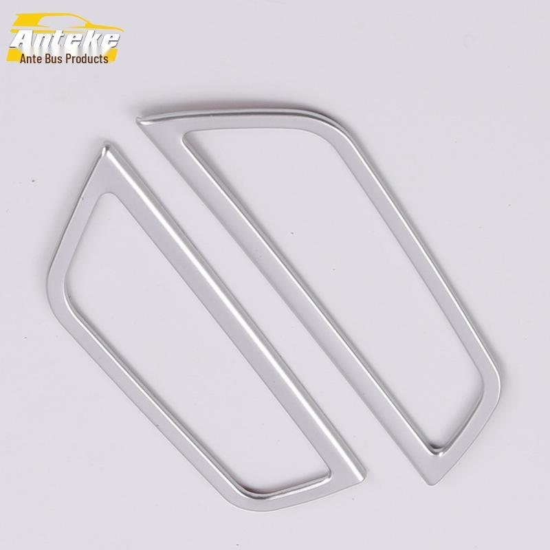 16 Bora Upper Air Outlet Decorative Frame: Car Roof A/C Cold Air Sequin Sticker Accessory