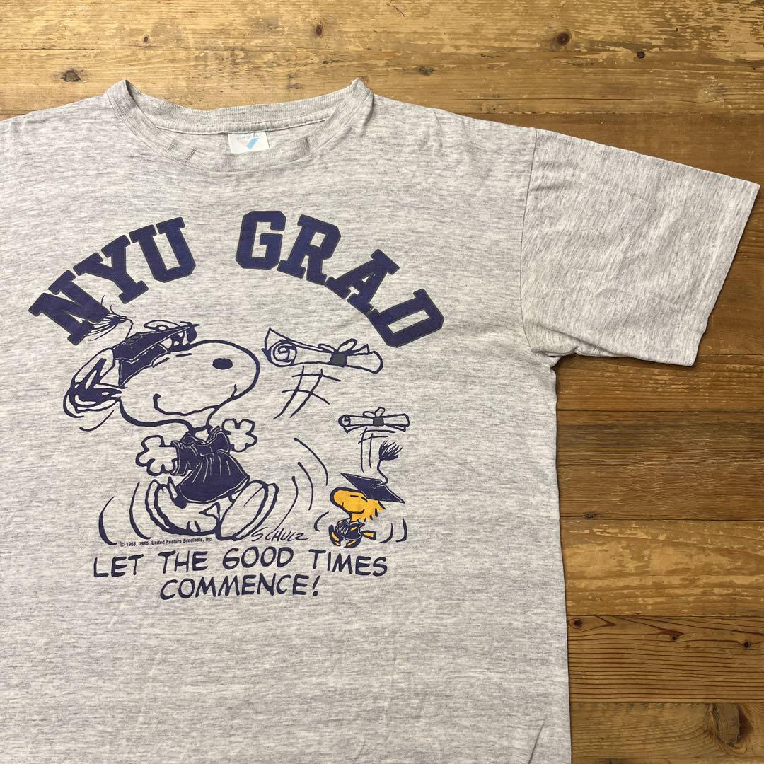 

[USED] 80s Jostens College NYU Snoopy Commemorative Entrance Ceremony T-Shirt