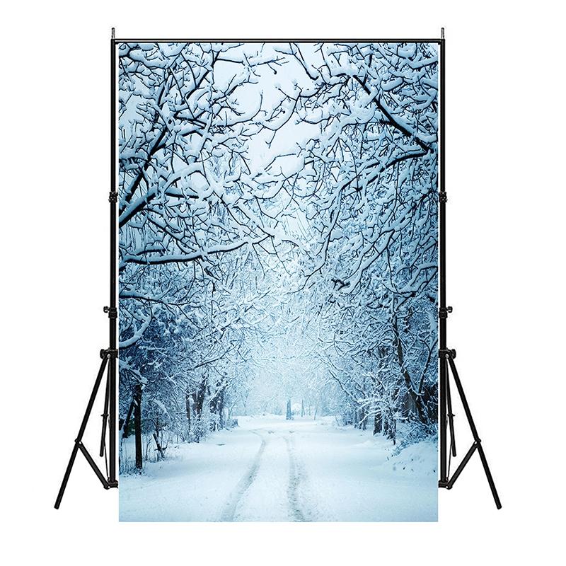 Winter Schnee Fotografie Hintergrund Studio Requisiten Kulisse Baby Foto Kulisse Sprühleinwand Party Heimdekoration