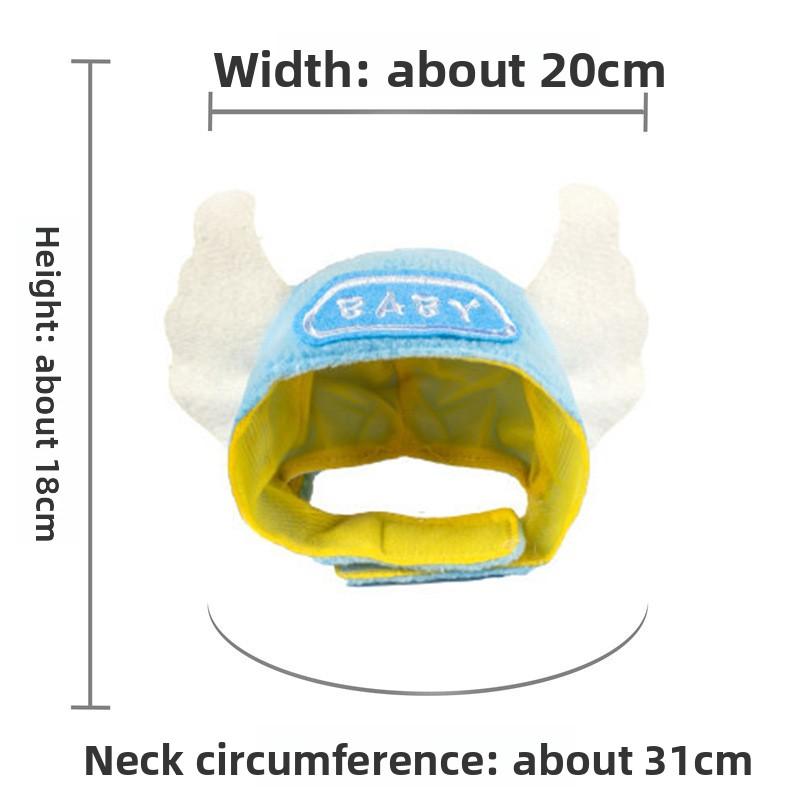 

Солнечные шляпы для питомцев, Банановый головной убор для собак и кошек, Чехлы на голову для кошек, Принадлежности для тедди и французских бульдогов Blue Angel Hat