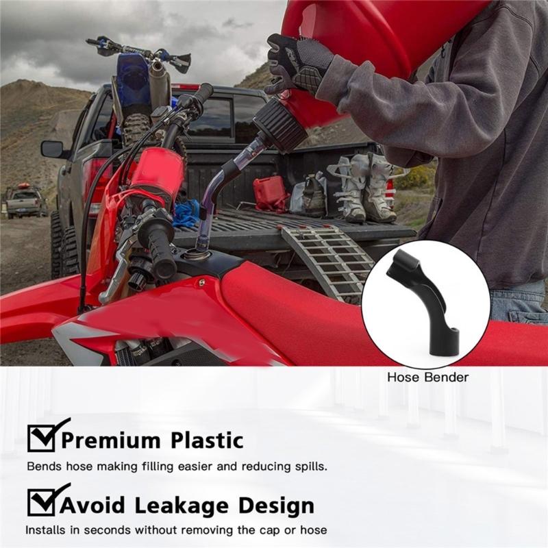 High Strength Race Car Fuels Hose With Ball Valves Shut Off And Flexible Tube Bender for Car Modification Projects 2pcs