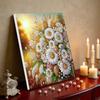 DIY Special Shape Drill Art Craft Pearl Diamond Painting with Frame 25x25cm Pearl Art Painting Set for Adults Home Wall Decor