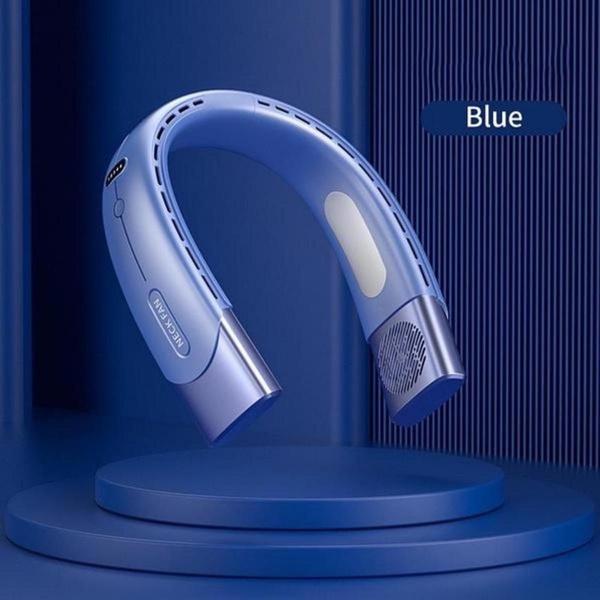 Nový závěsný ventilátor na krk Přenosná klimatizace USB 4000mah dobíjecí vzduchový chladič 5rychlostní elektrický ventilátor pro venkovní použití