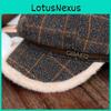 College Style Beret Hat For Women With Chain Detail Versatile Spring Autumn Fashion
